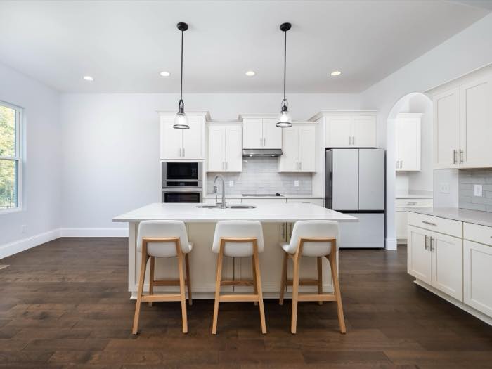 Kitchen from the living room