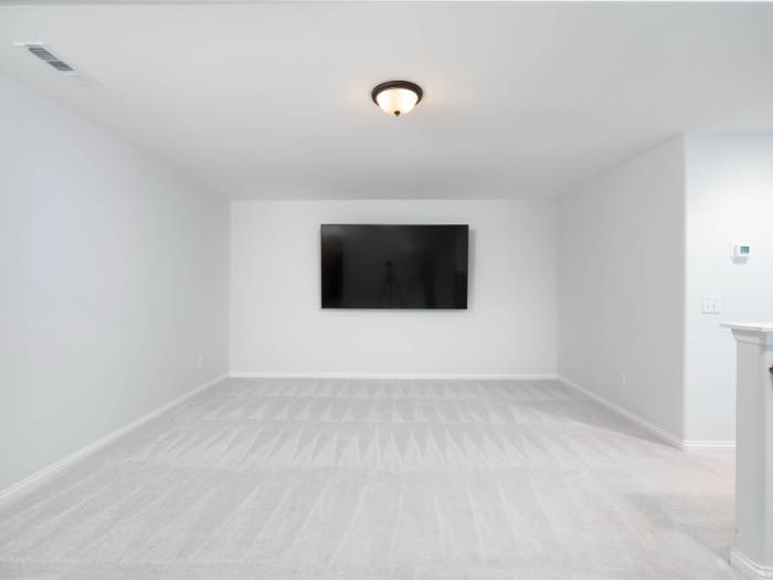 Bonus room, wired and ready for a screen