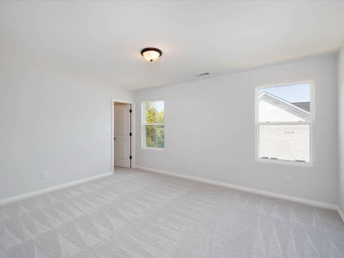 Upstairs bedroom, north light